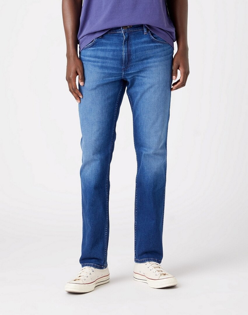 Męskie spodnie jeansowe proste Wrangler GREENSBORO W33 L34