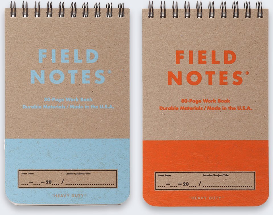 Pros Wytrzymały Notes Field Notes Heavy Duty 2 Pack