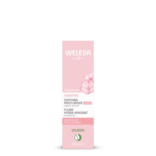 Weleda Sensitive Soothing Moisturiser Light Krem do twarzy na dzień 30 ml