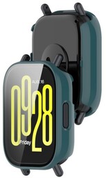 Bizon Etui ze szkłem do zegarka Case+Glass Watch do Xiaomi Redmi Watch 5 Active, zielone