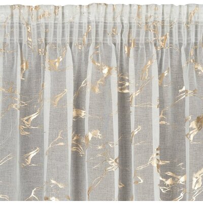 Firana gotowa EUROFIRANY Alina 140 x 270 cm Biały