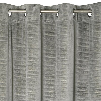 Zasłona EUROFIRANY Aluvia 140 x 250 cm Stalowy