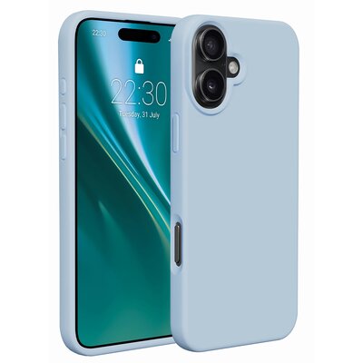 Etui ETTERI Silicone do Apple iPhone 16 Jasnoniebieski