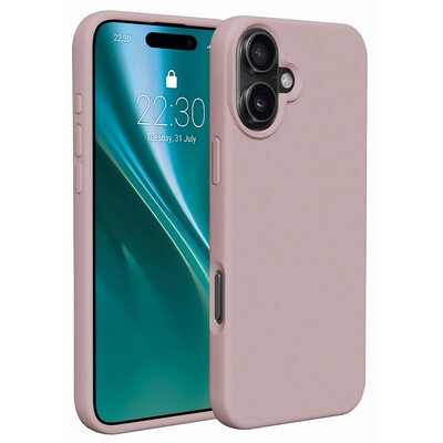 Etui ETTERI Silicone do Apple iPhone 16 Jasnoróżowy