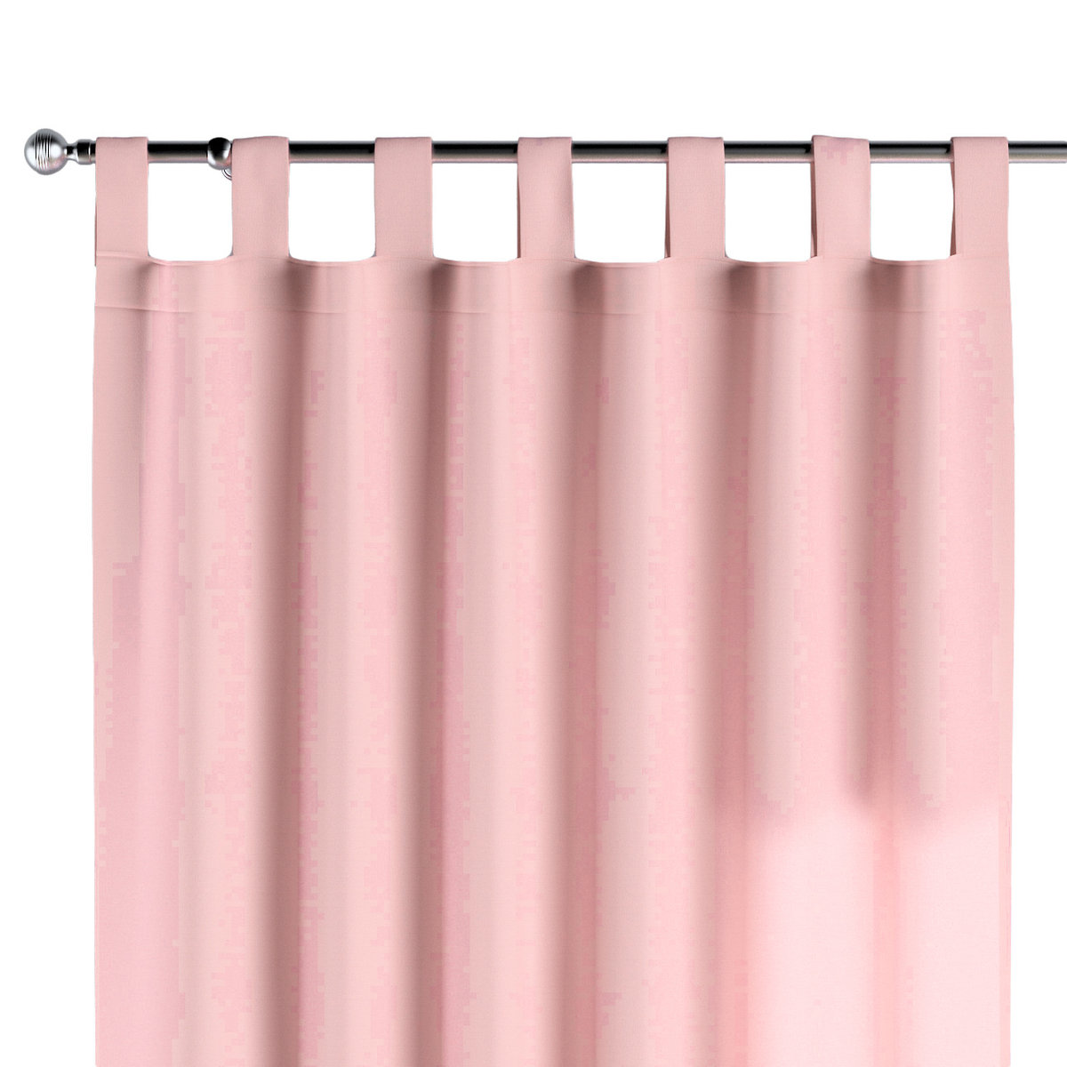 Zasłona na szelkach 1 szt., pudrowy róż, Loneta