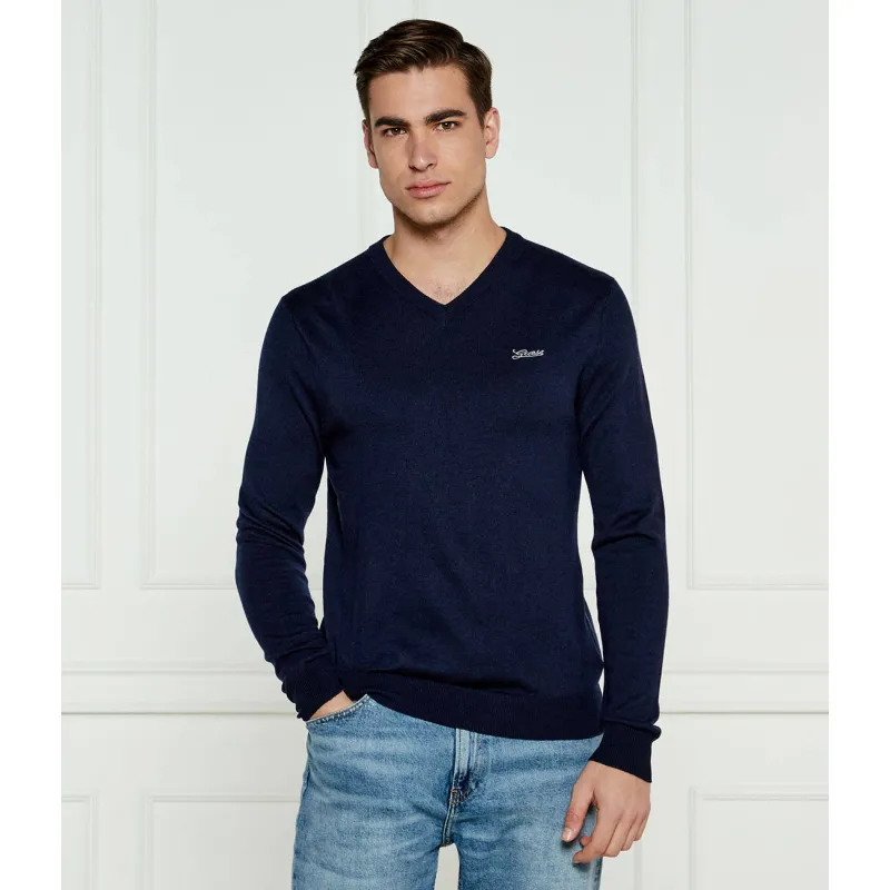 GUESS Sweter DAREN Regular Fit z dodatkiem wełny