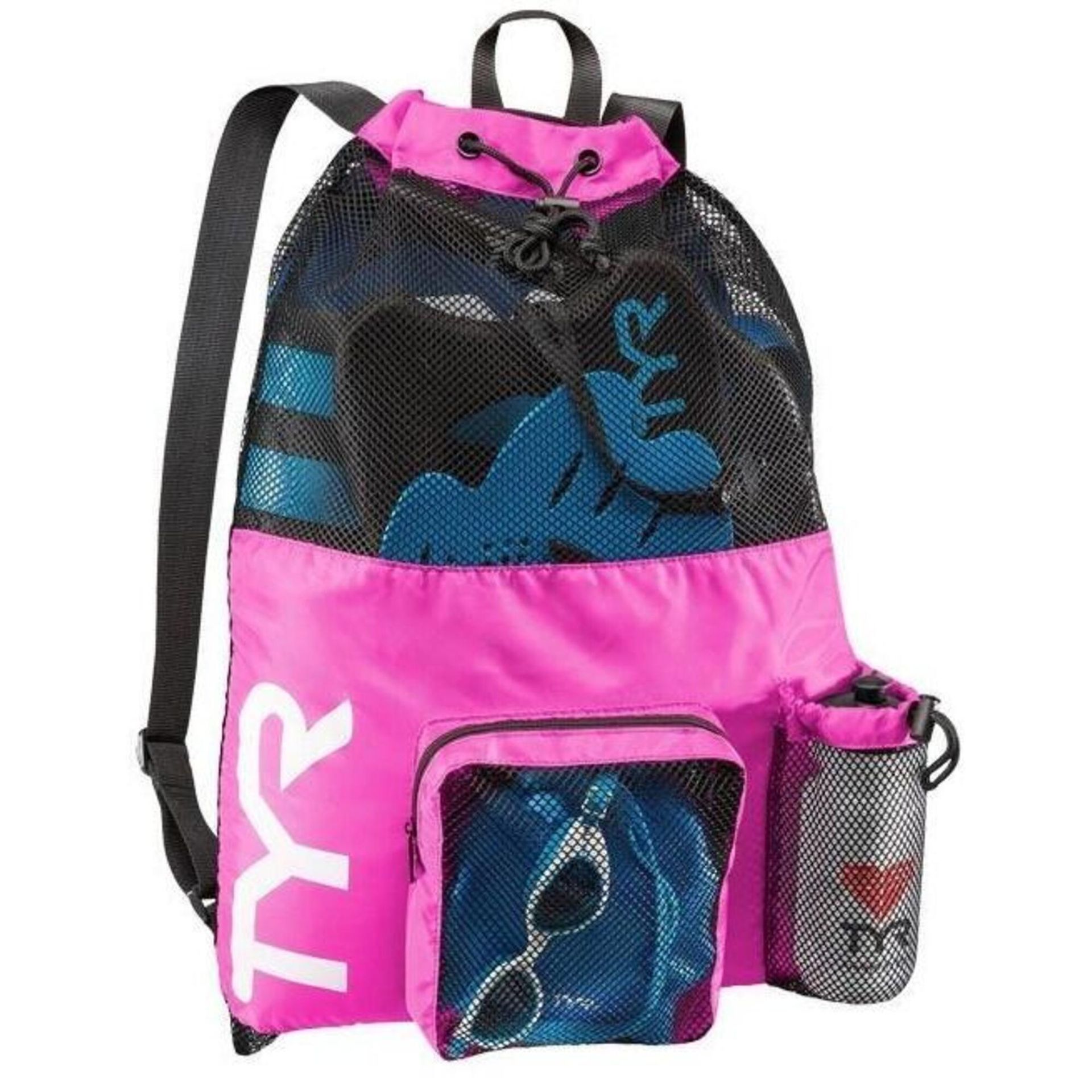 Tyr Big Mesh Mummy Plecak, pink 2020 Akcesoria do pływania LBMMB3670-670