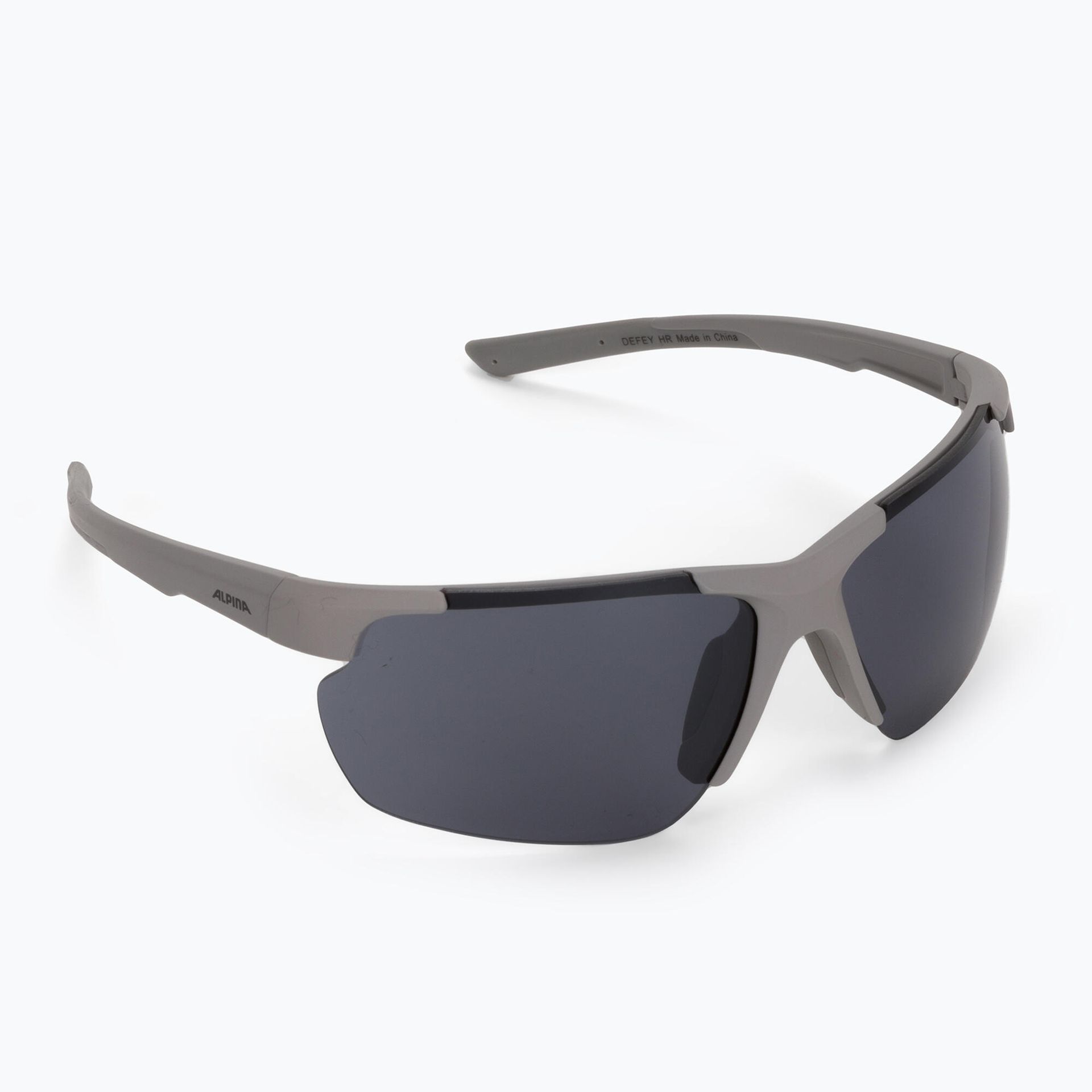 Alpina Okulary na rower DEFEY HR kolor MOON-GREY MATT szkło BLACK MIRROR Cat.3 new 2022