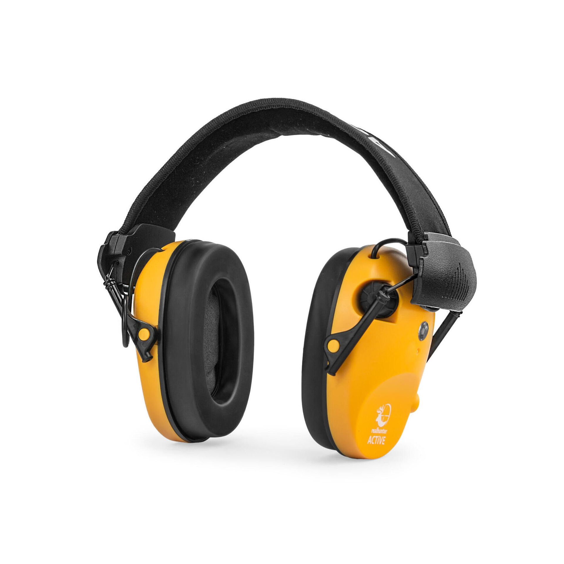 Realhunter Słuchawki ochronne aktywne RealHunter ACTiVE Pro pomarańczowe + okulary ochronne 258-024