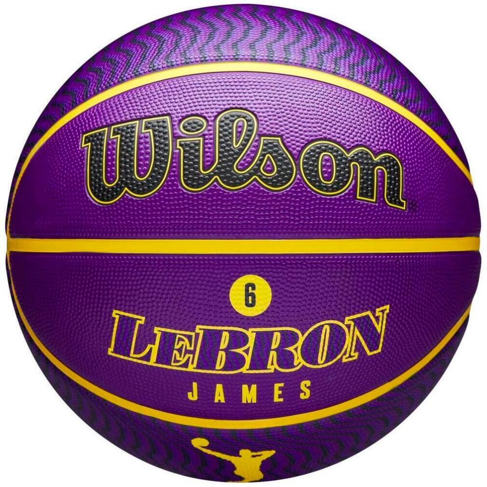 Piłka do koszykówki Wilson NBA Player Icon Outdoor Lebron blue rozmiar 7
