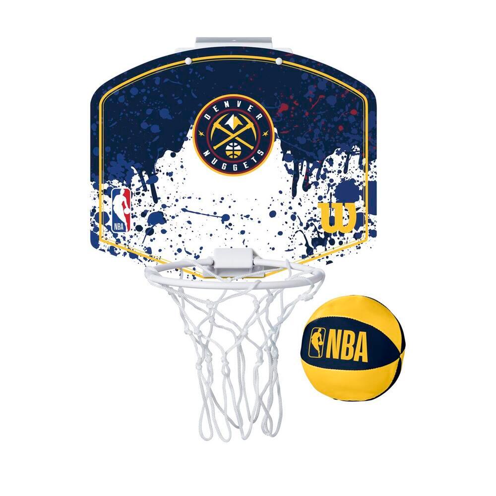 Zestaw do mini-koszykówki Wilson NBA Team Mini Hoop Denver Nuggets