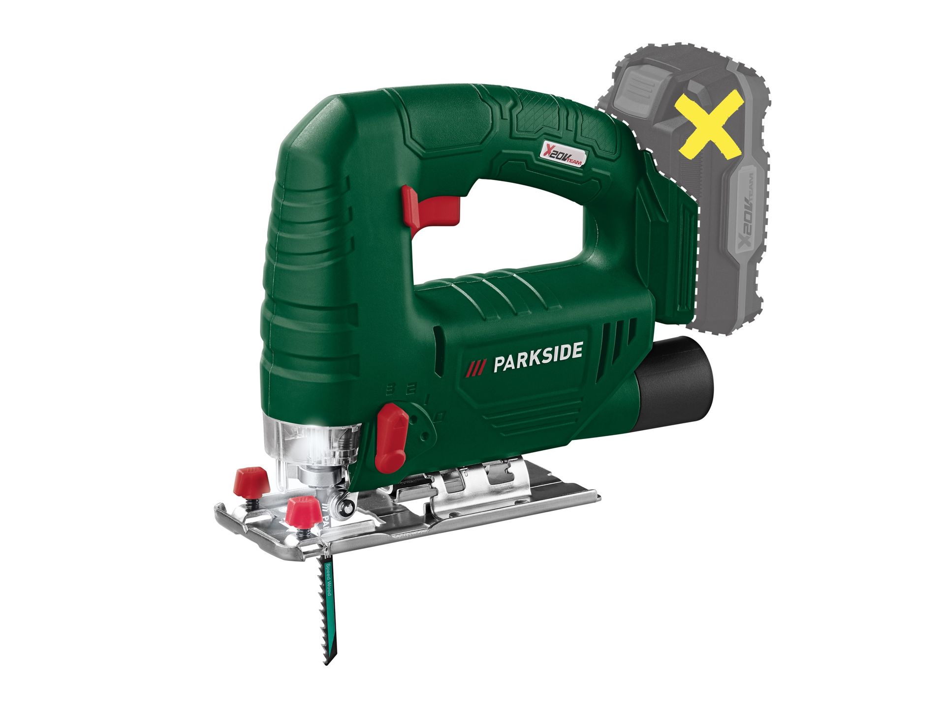 PARKSIDE® Akumulatorowa wyrzynarka 20 V, PSTA 20-Li A1 (bez akumulatora i ładowarki)