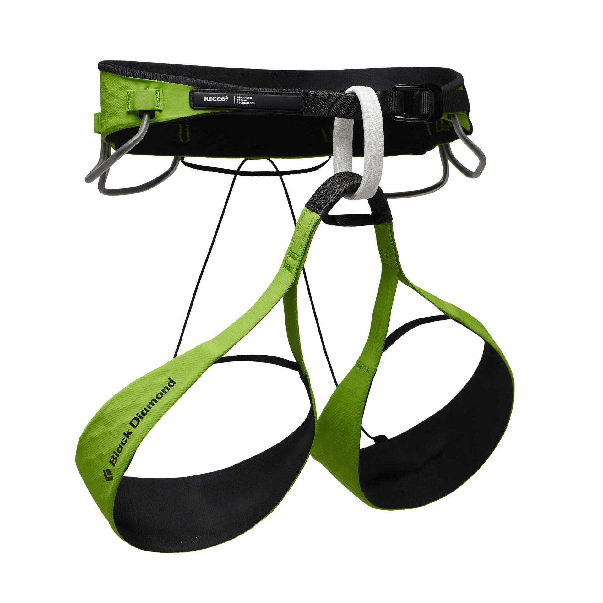 Uprząż wspinaczkowa Black Diamond Recco Vision Airnet - envy green