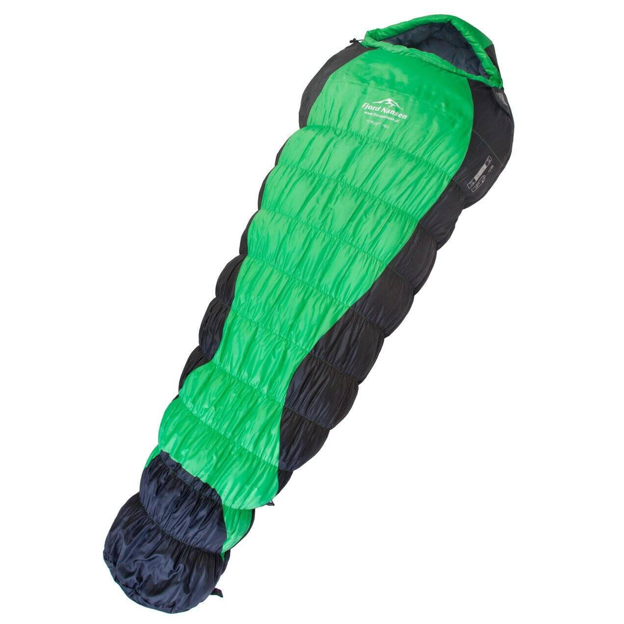 Śpiwór syntetyczny Fjord Nansen Torget XL -4°C SBS emerald - RIGHT