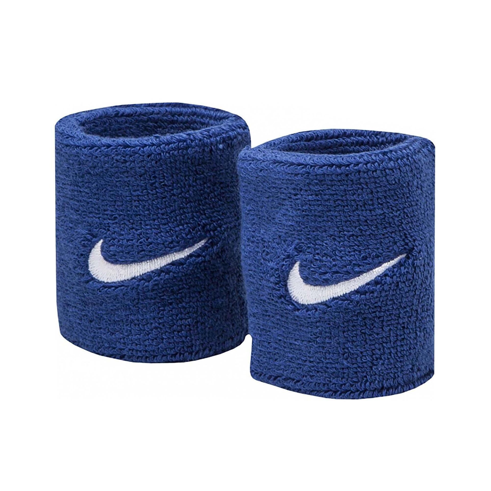 Nike Frotka tenisowa Frotki Tenisowe na nadgarstki Swoosh s - royal blue/white NNN04402OS