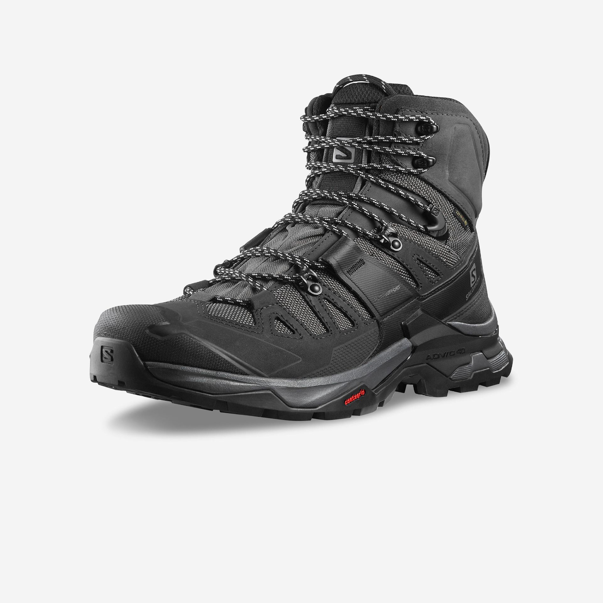 SALOMON Męskie buty z plecakiem Quest 4 GTX, Magnet Black Quarry - 39.5 EU