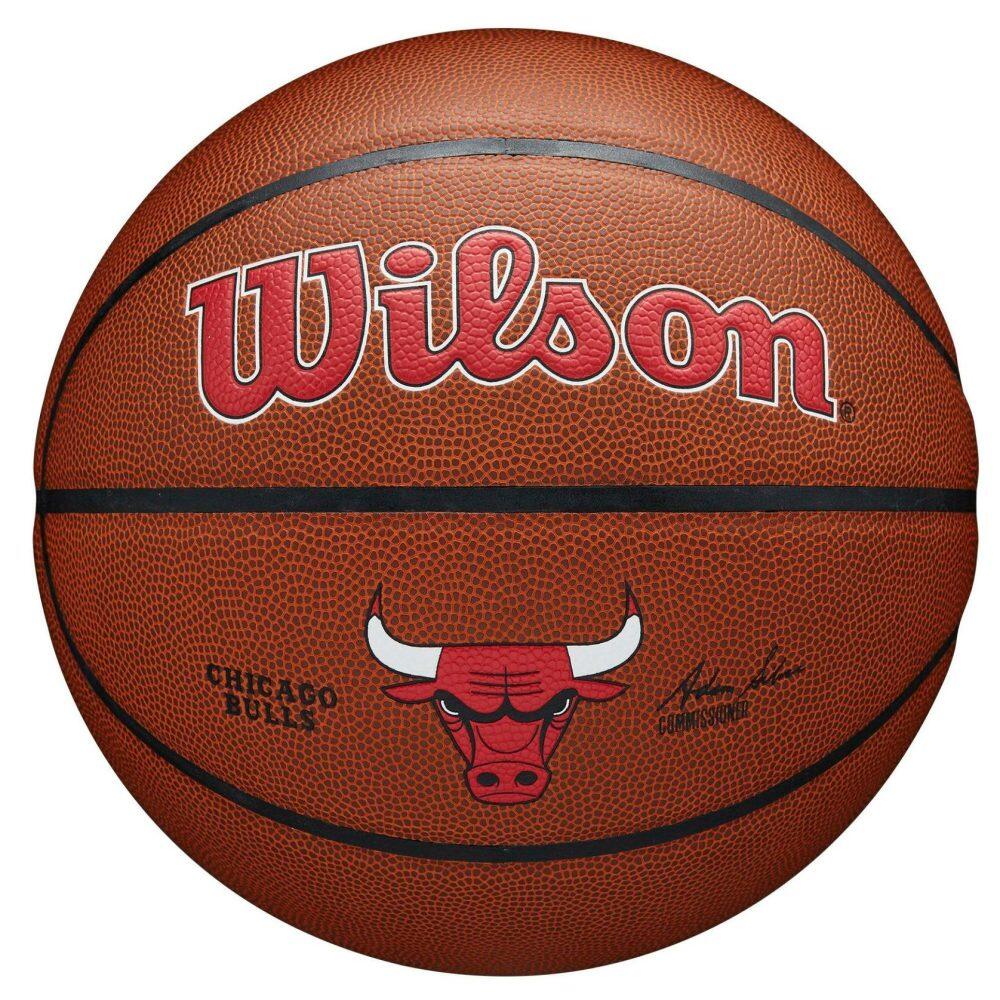 Piłka do koszykówki Wilson NBA Team Alliance Chicago Bulls brown rozmiar 7