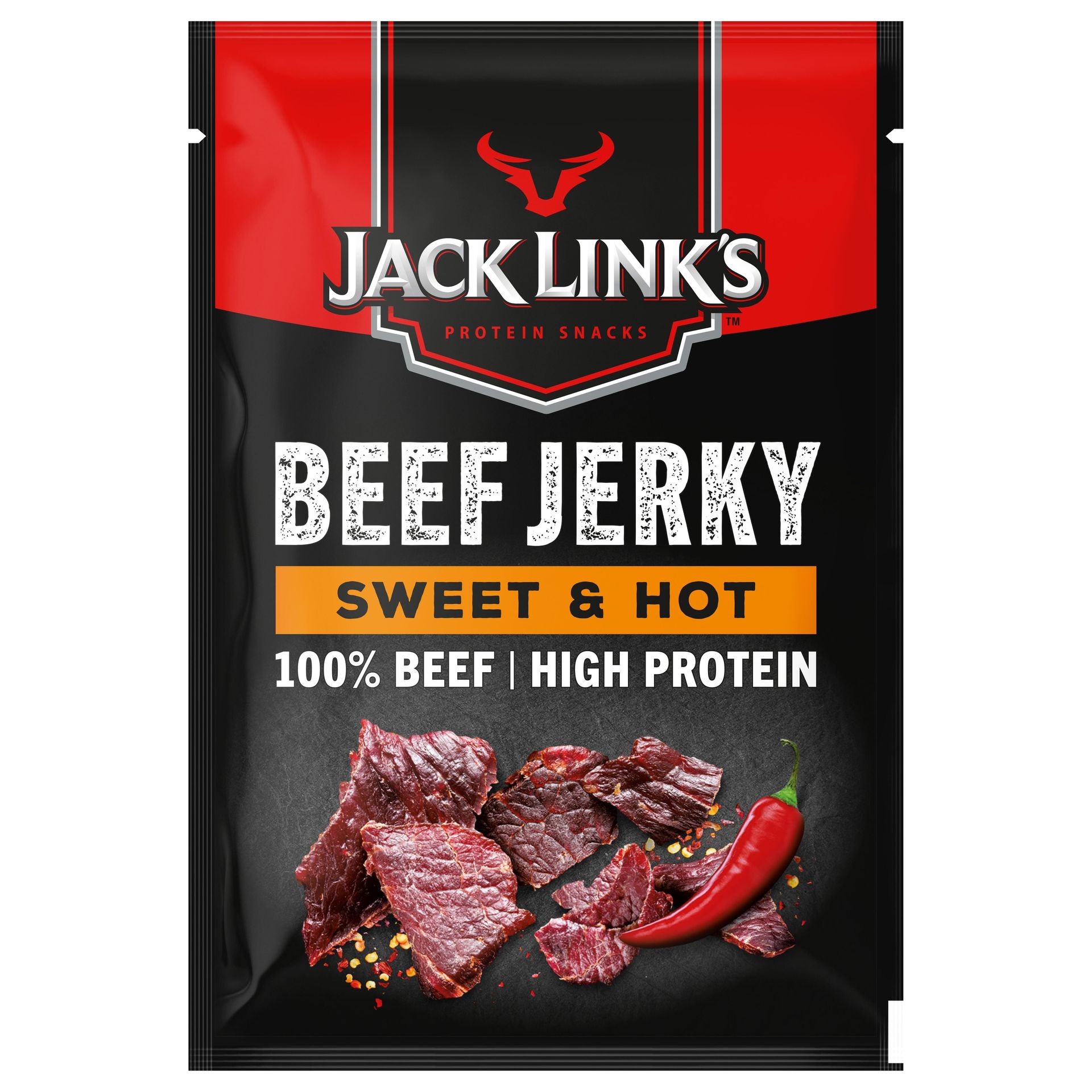 Jack Links Suszona wołowina protein Beef Jerky Sweet&Hot 60 g