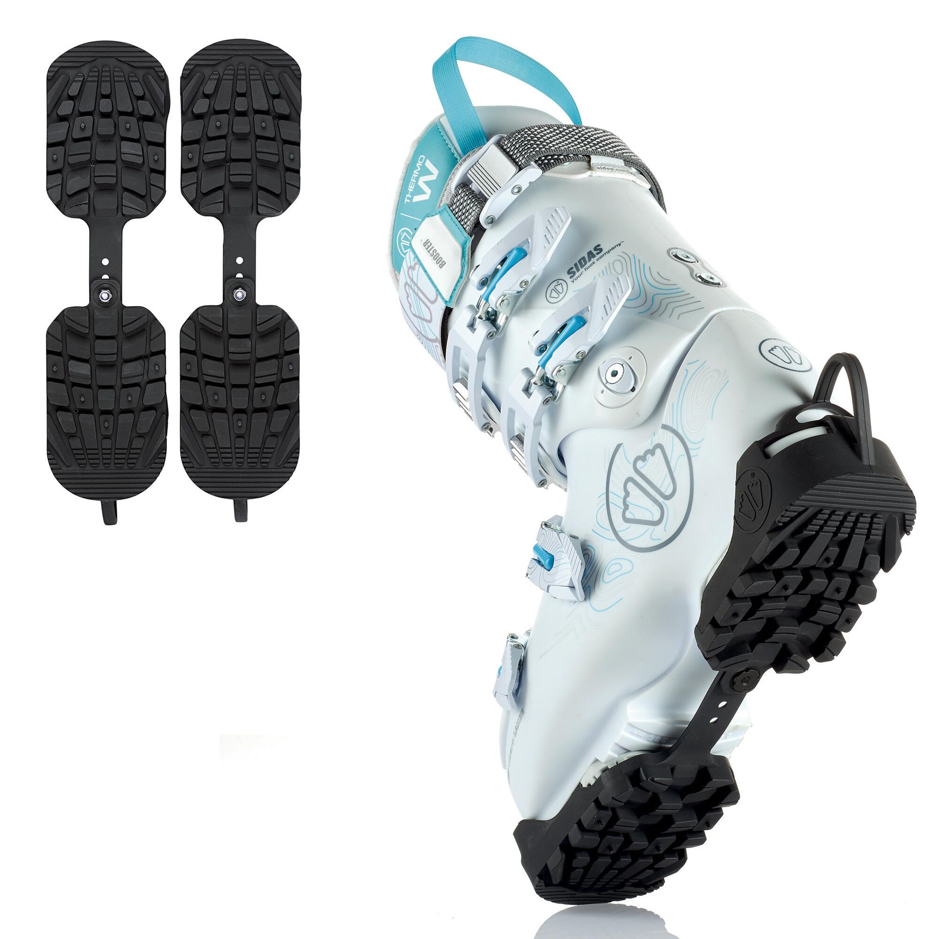 Sidas Ochraniacze butÓw narciarskich ski boot traction czarny OCHRANIACZ SKI BOOT TRACTION