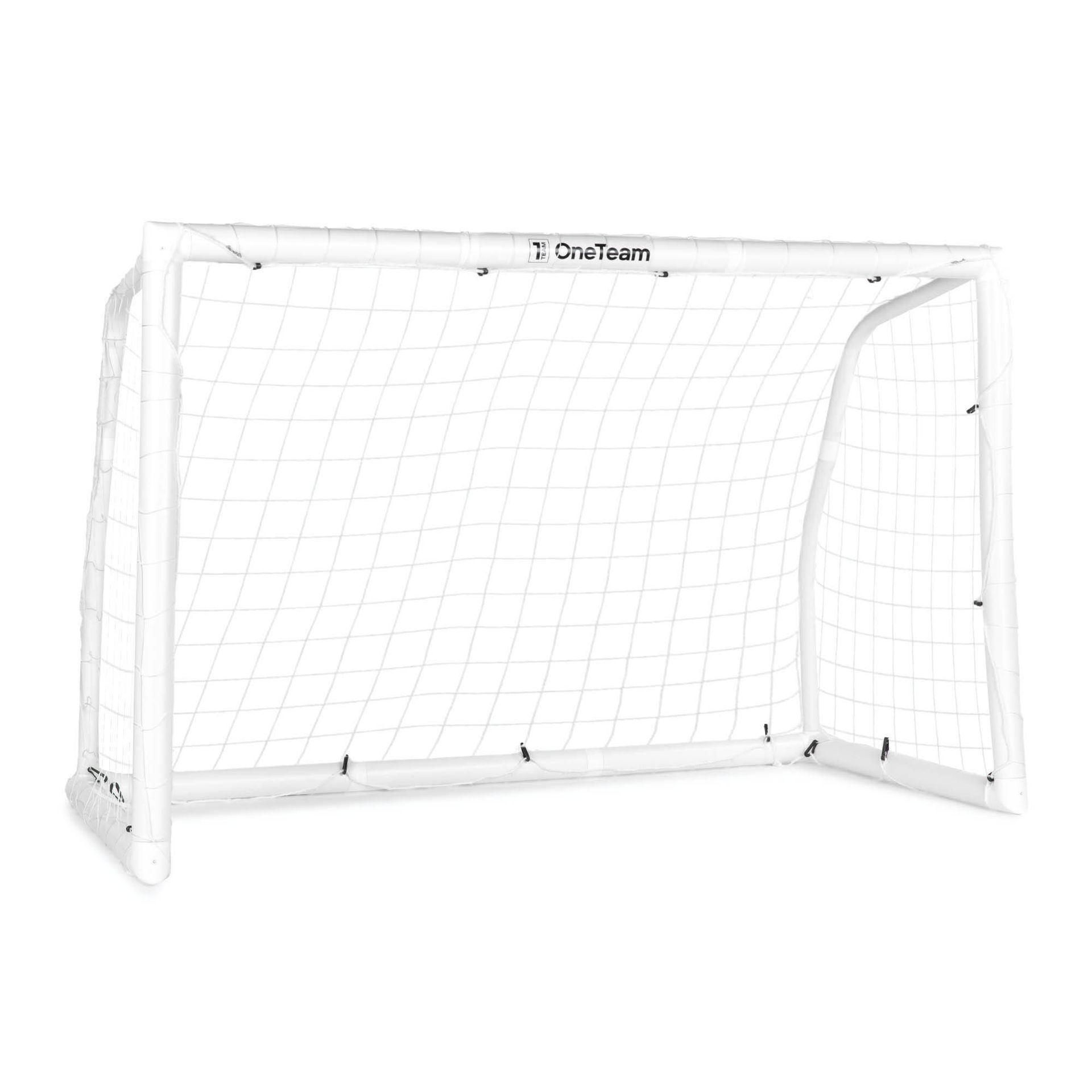 Bramka do piłki nożnej OneTeam PVC OT-B4W007 182 x 120 cm biały WYSYŁKA W 24H 30 DNI NA ZWROT