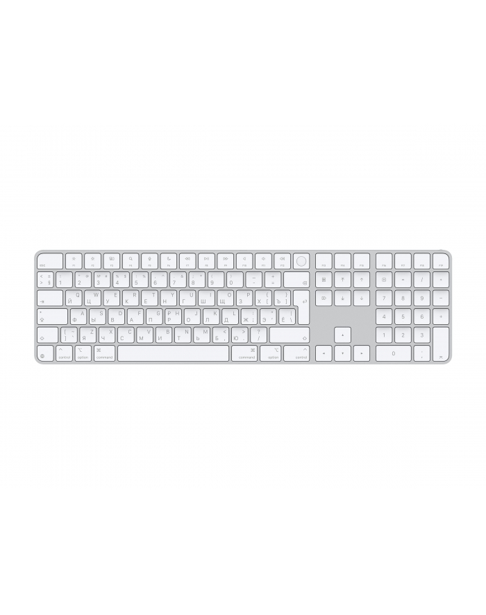 APPLE Magic Keyboard with Touch ID and Numeric Keypad for Mac models with Apple silicon - Russian - White Keys
