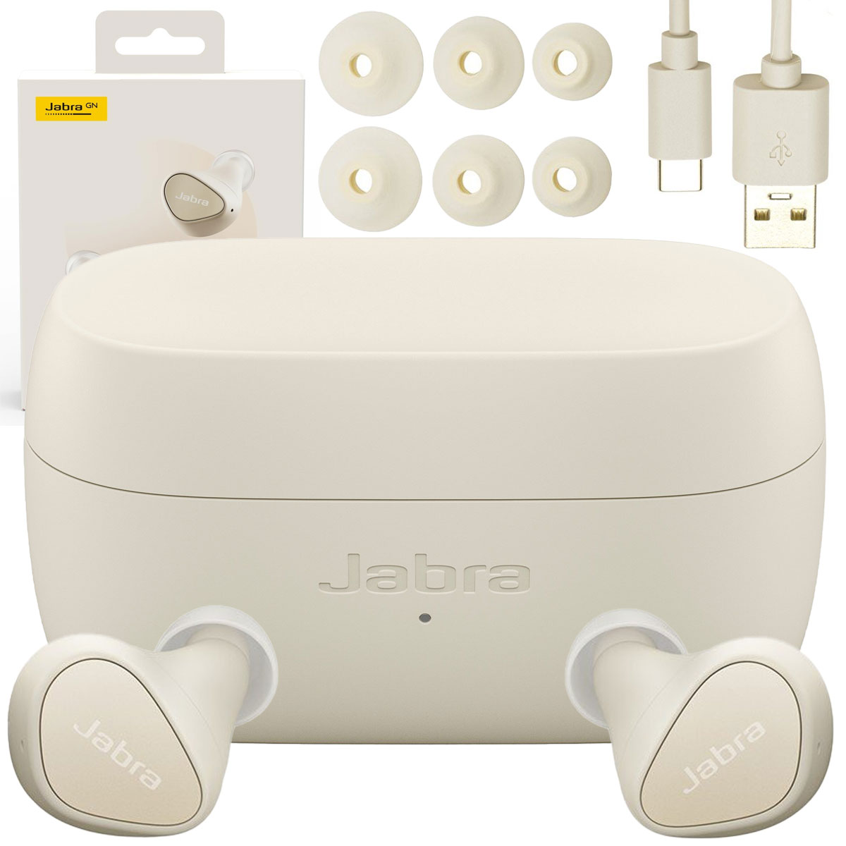Jabra Elite 4 Beżowe