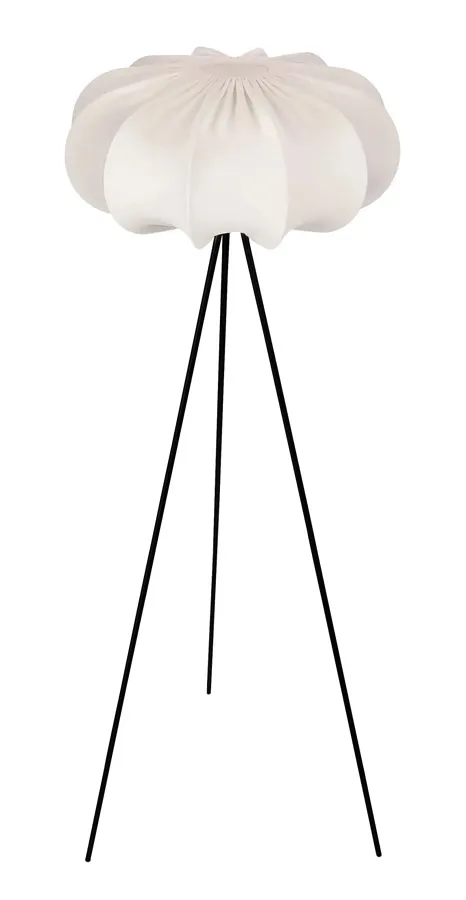 Kremowa lampa podłogowa trójnóg latte - D201 C8-H73