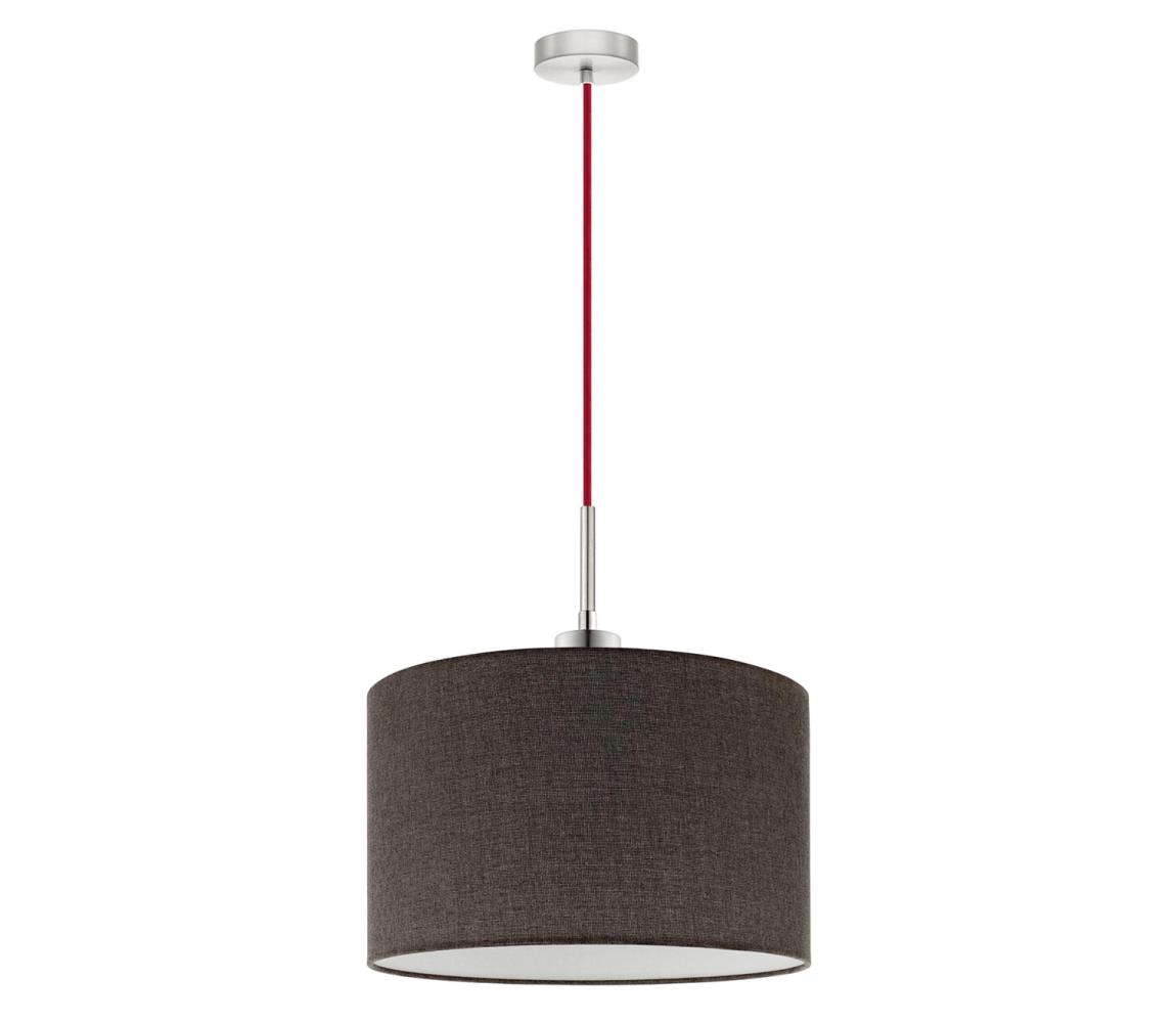 Eglo - Żyrandol na lince TUNJA 1xE27/60W/230V brązowy