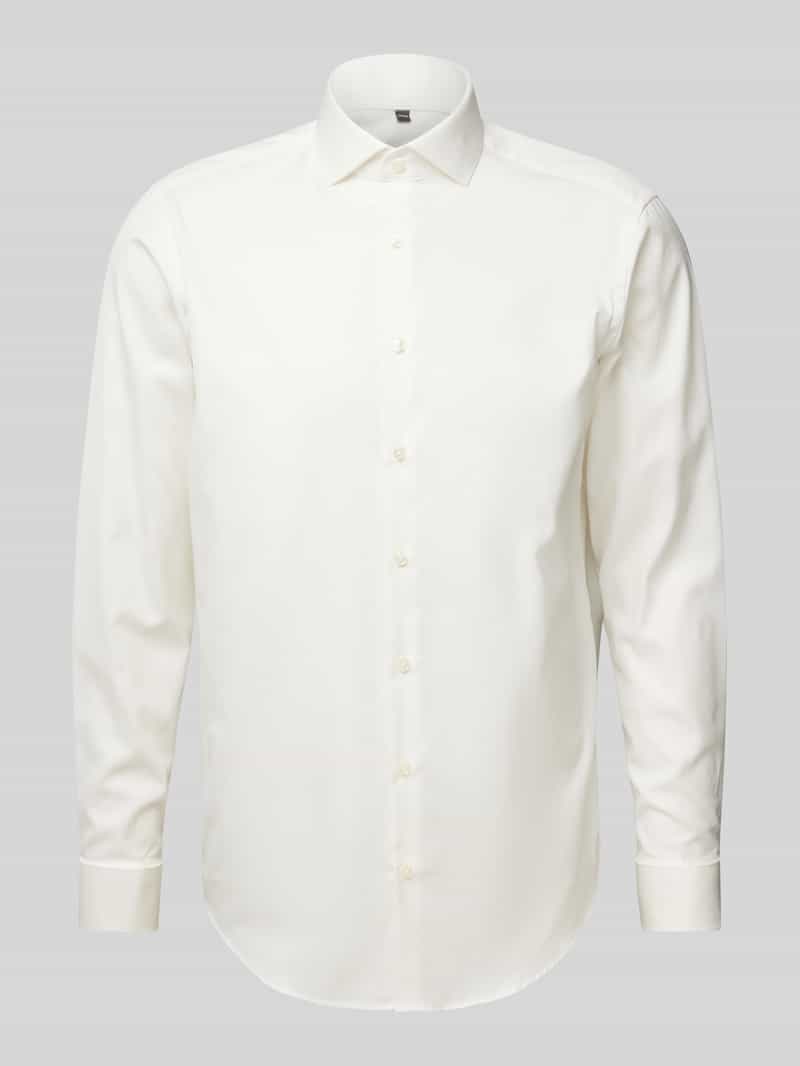 Koszula biznesowa o kroju regular fit z twillu