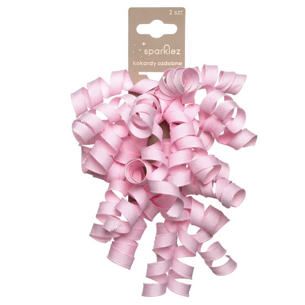 SPARKLEZ Rozeta spirala różowa 2 szt