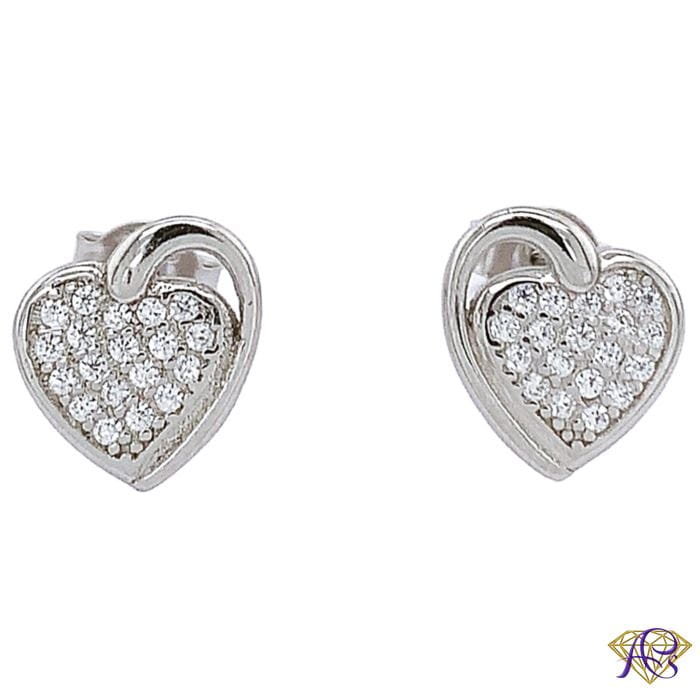 Srebrne kolczyki Ag 925 serca IM0930124ER