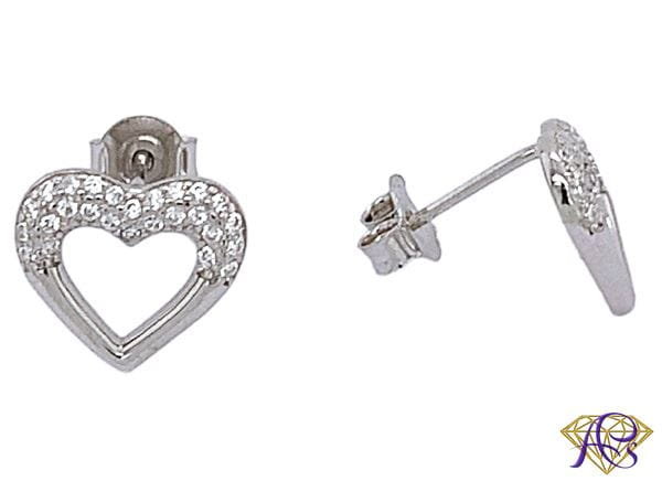 Kolczyki srebrne Ag 925 Serca IM0940124ER
