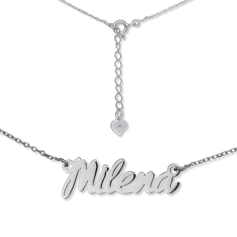 Naszyjnik srebrny Ag 925 imię Milena MILENA/CEL/R