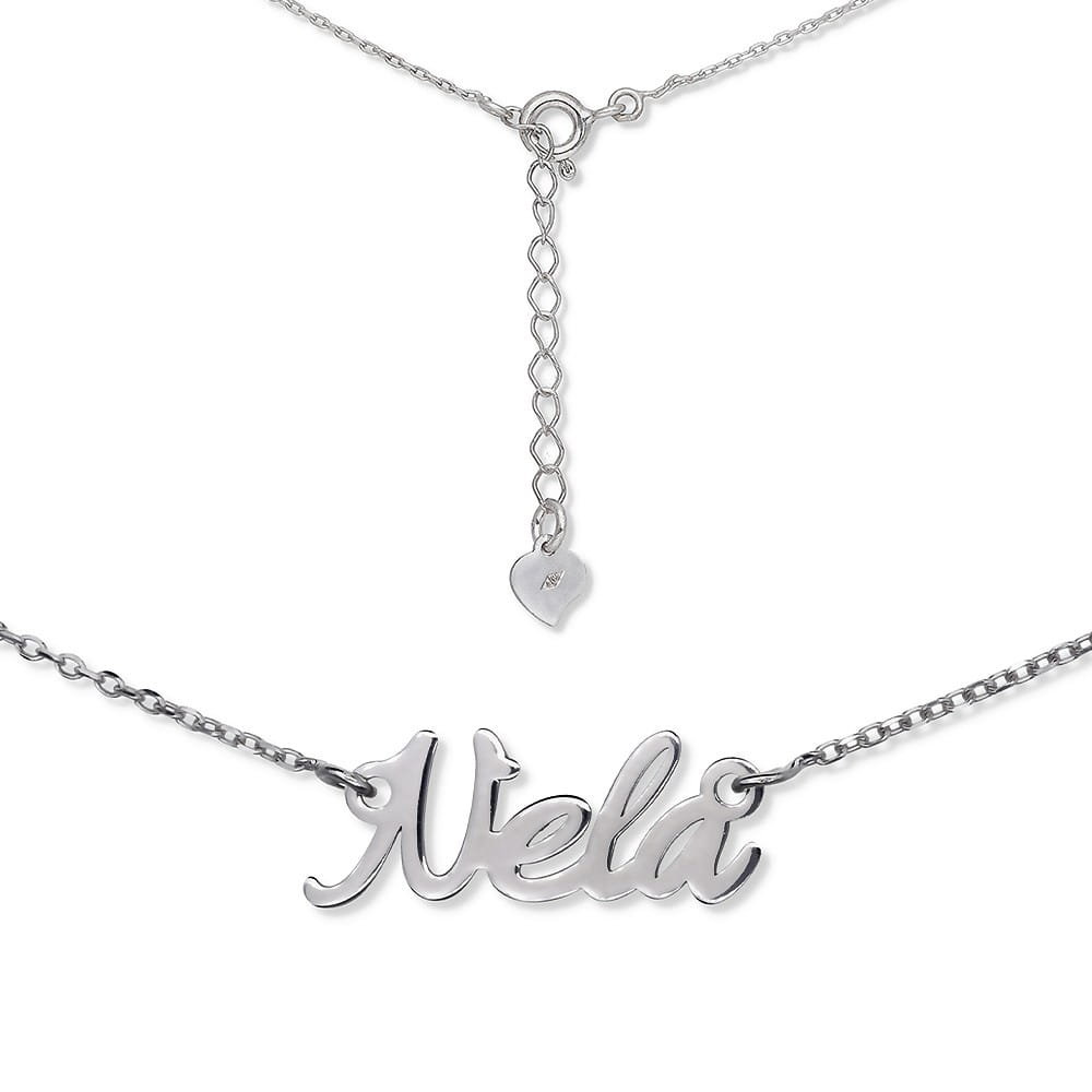 Naszyjnik srebrny Ag 925 imię Nela NELA/CEL/R