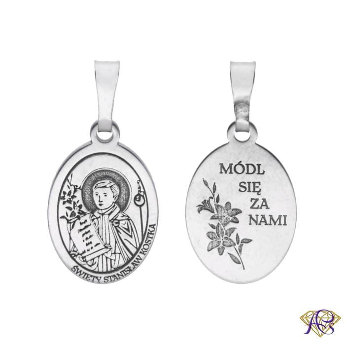 Medalik srebrny Ag 925 Św. Stanisław Kostka MDC026R