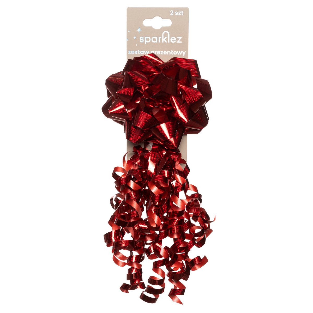 SPARKLEZ Set rozeta + spirala czerwona 2 szt