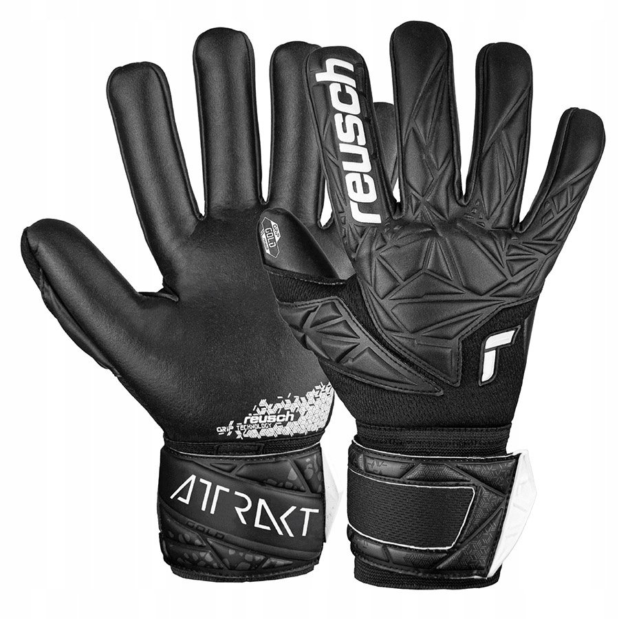 Rękawice Reusch Attrakt Gold NC 54 70 155 7700 czarny 7,5