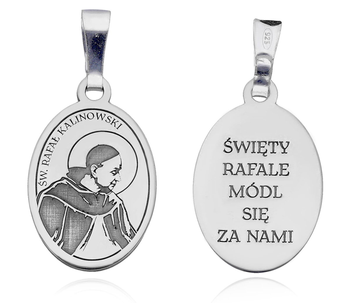 Srebrny medalik Św Rafał Kalinowski MDC107R