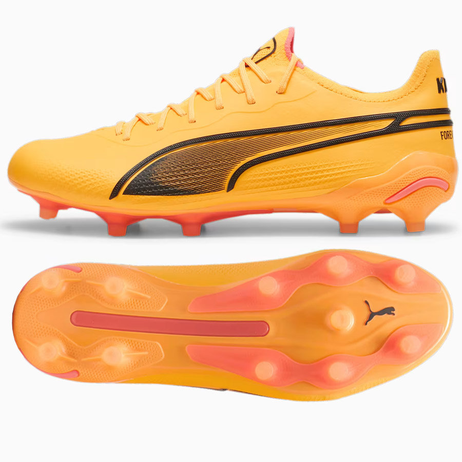 Buty Puma KING Ultimate FG/AG 107563-08 pomarańczowy 43