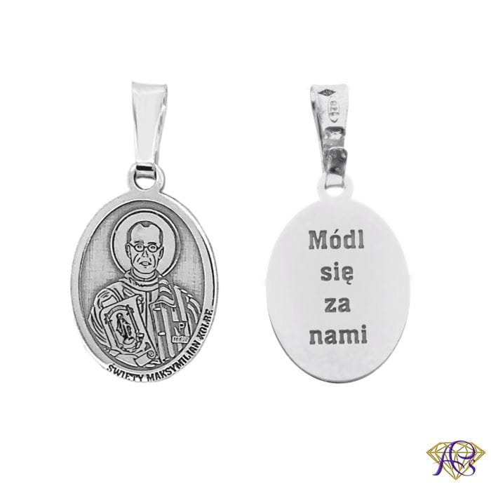 Medalik srebrny Ag 925 Św.Maksymilian Kolbe MDC005R