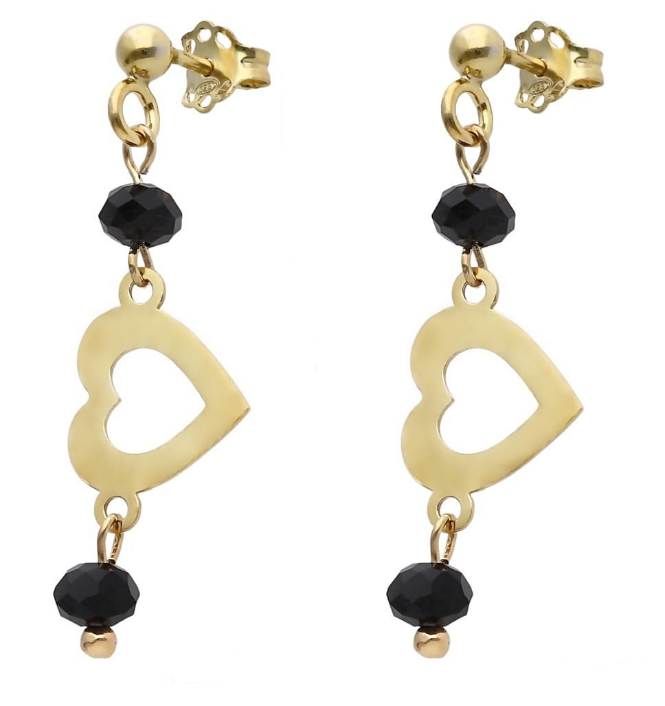 Srebrne kolczyki Ag 925 Serca PW0070624EG