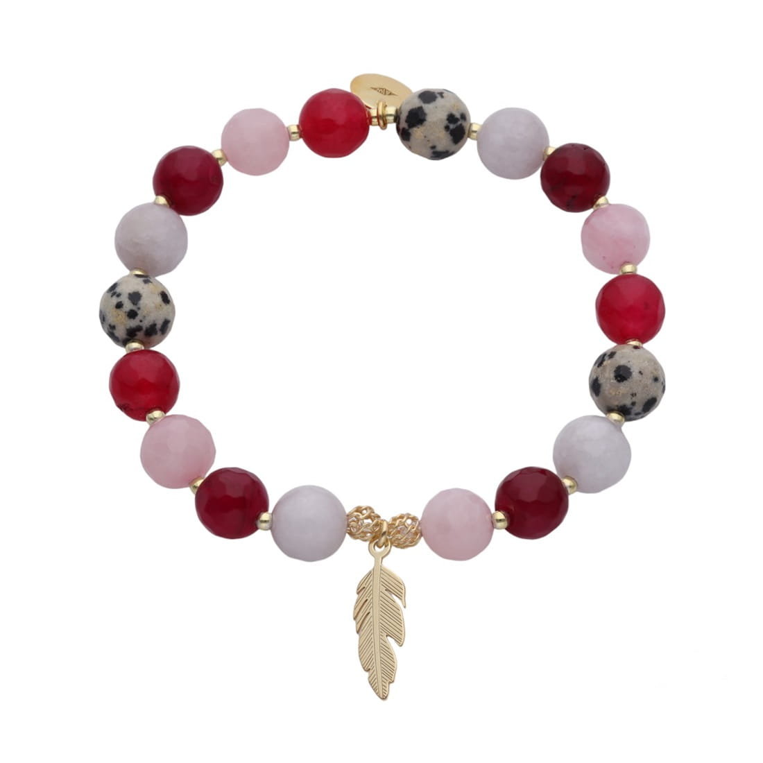 Bransoleta z kamieniami Ag 925 złocona PW0060324BG