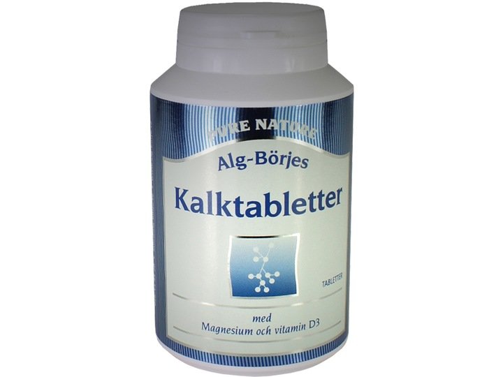 Suplement diety Alg-Borje Kalktabletter wapń, magnez, D3 tabletki 100 szt.