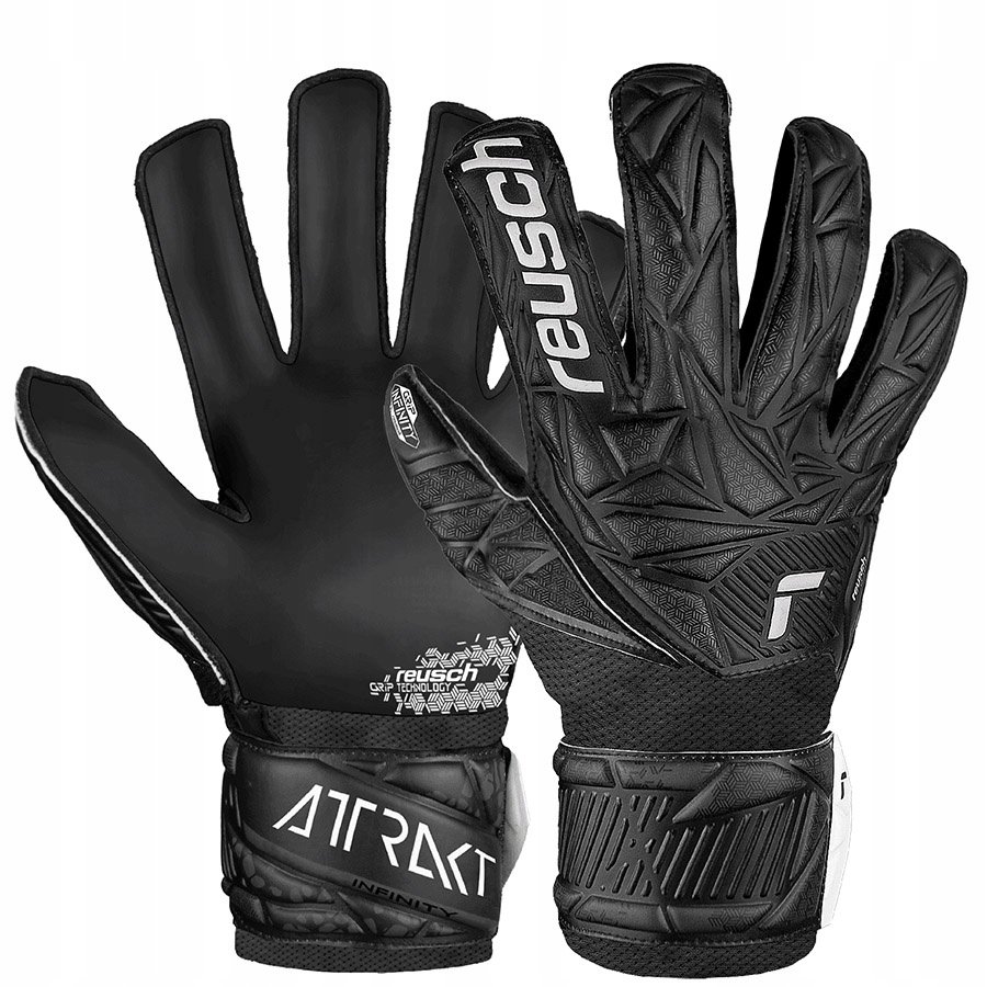 Rękawice Reusch Attrakt Infinity Junior 54 72 715 7700 czarny 7
