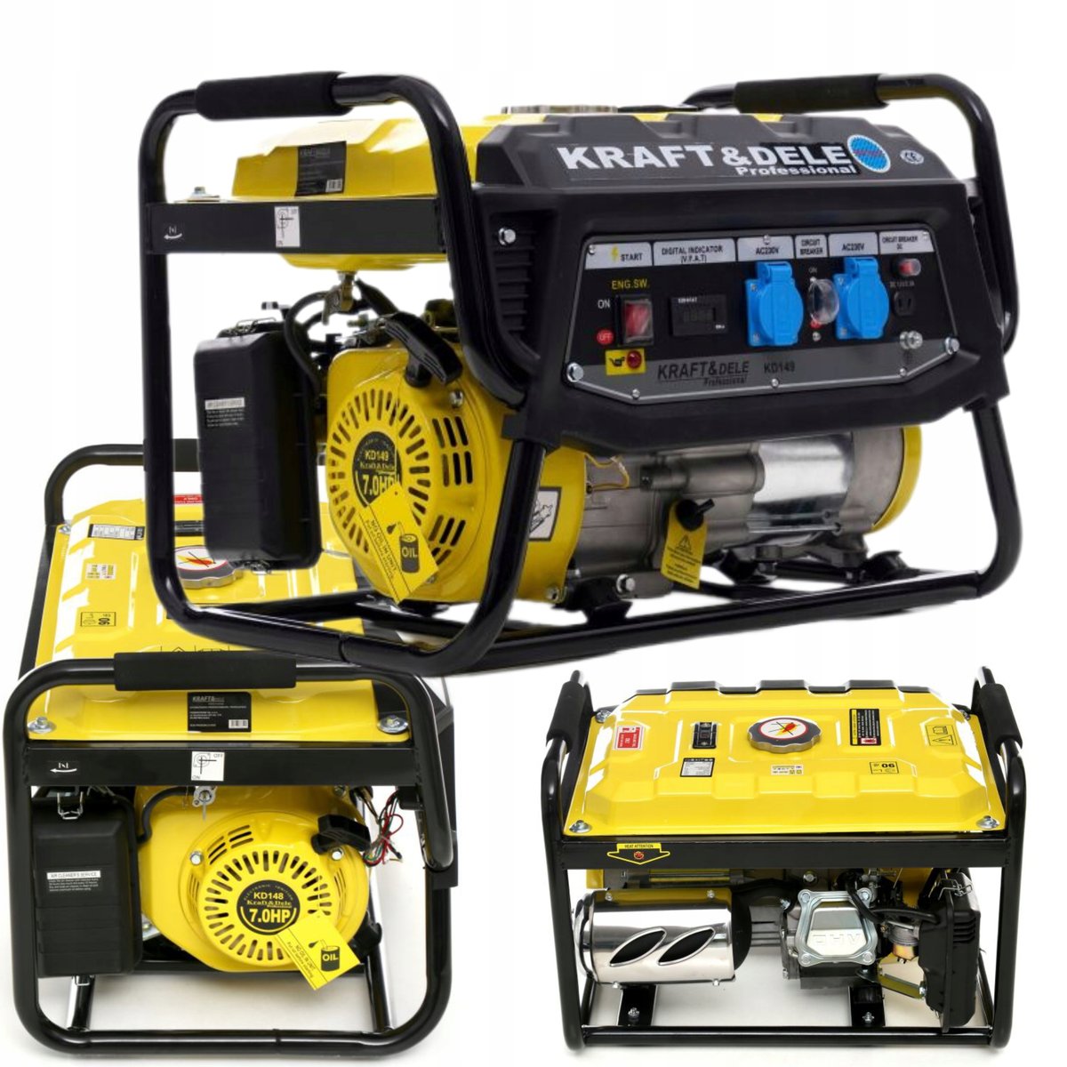 Kraft&Dele 3500W Lcd 12/230V Kd149