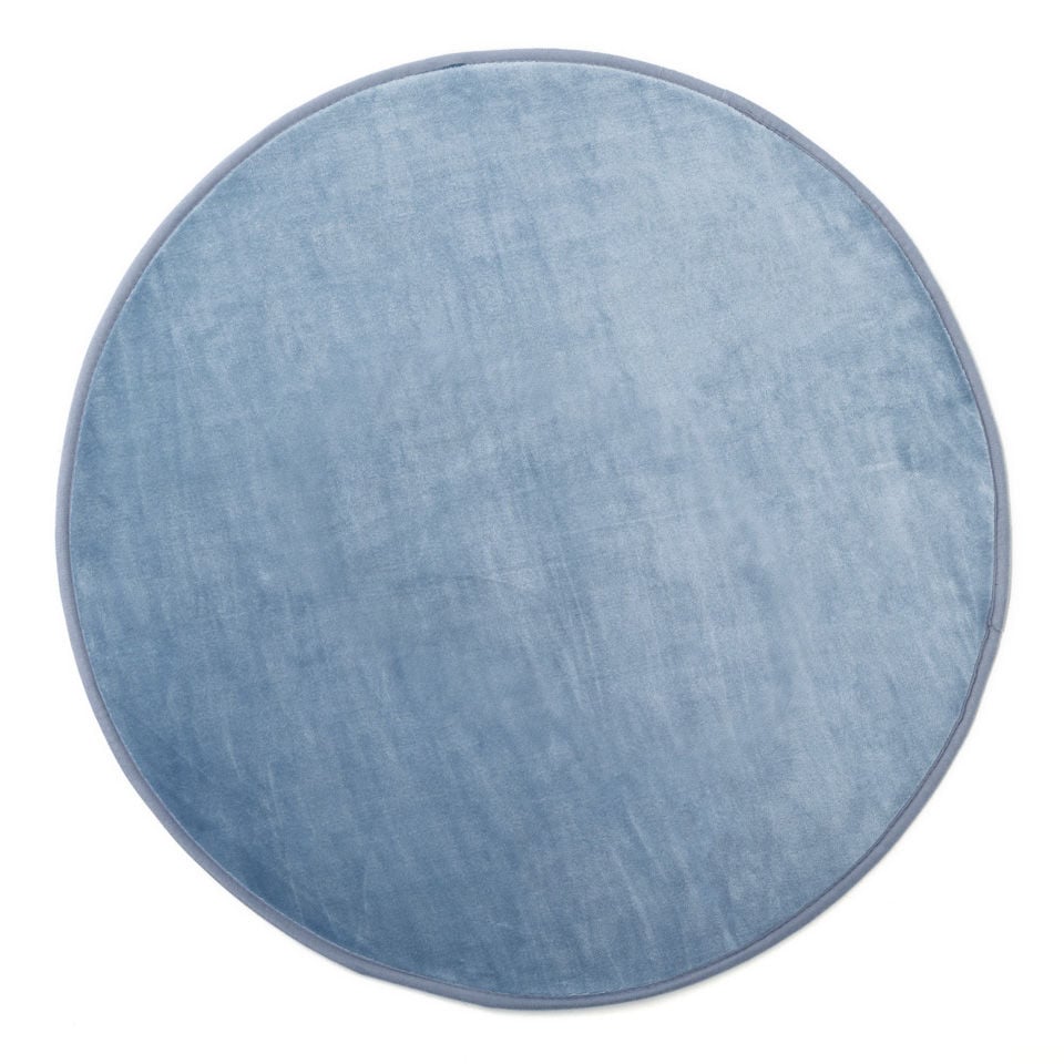 Dywanik łazienkowy Miami Viscose 70x70 cm niebieski
