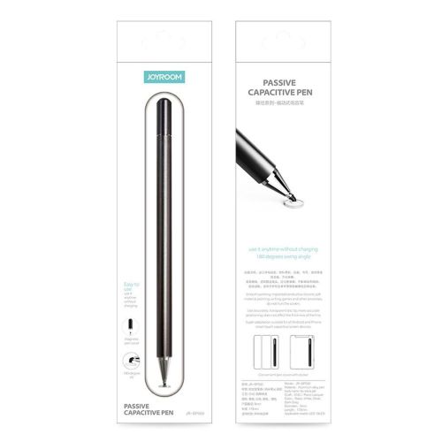 Joyroom Uniwersalny rysik, stylus pasywny pojemnościowy do telefonu/tabletu, JR-BP560S, czarny