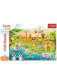 Puzzle 24 maxi Bobaski i zwierzęta TREFL