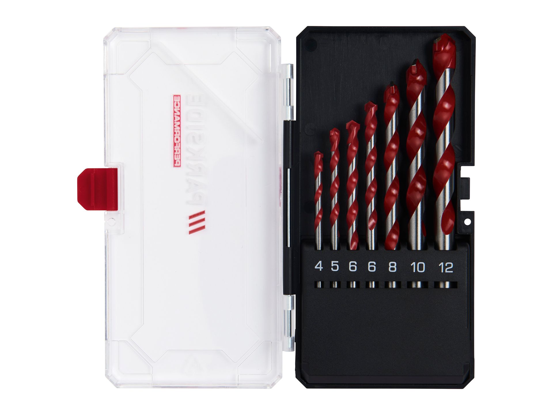 PARKSIDE PERFORMANCE® Zestaw wierteł (Zestaw wierteł uniwersalnych, 7 sztuk)