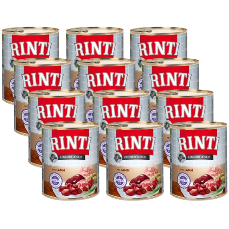 Rinti Kennerfleisch karma mokra dla psa - jagnięcina 12x800g